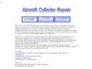 Website Snapshot of Aircraft Cylinder Repair