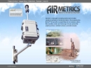 Website Snapshot of AirMetrics