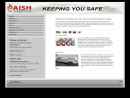 Website Snapshot of AISH FIRE PROTECTION CO