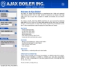 Website Snapshot of Ajax Boiler, Inc.