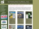 Website Snapshot of A. J. Mfg., Inc.