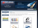 Website Snapshot of AKLESIS INC