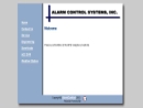 Website Snapshot of ALARM CONTROL COMPANY