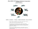 Website Snapshot of ALASCO RUBBER & PLASTIC CORP