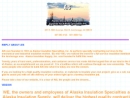 Website Snapshot of Alaska Insulation Supply