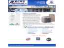 Website Snapshot of Alber's Air Conditioning & Heating Service