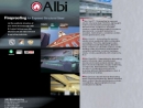 Website Snapshot of Albi Manufacturing a Div. of StanChem, Inc.