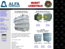 Website Snapshot of Alfa Transformer