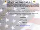Website Snapshot of ALL AMERICAN ENGRAVING LLC