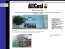 Website Snapshot of ALLCOOL REFRIGERANT RECLAIM, LLC