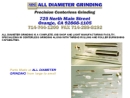 Website Snapshot of All Diameter Grinding, Inc.