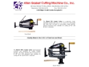 Website Snapshot of Allen Gasket Cutting Machine Co.