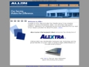 Website Snapshot of Allen Extruders Inc