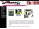 Website Snapshot of ALLIANCE MATERIAL HANDLING INC