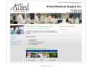 Website Snapshot of ALLIED MEDICAL SUPPLY INC.