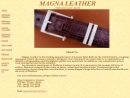 Website Snapshot of Magna Leather Corp.