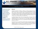 Website Snapshot of ALL-PHASE ENVIRONMENTAL CONSULTANTS INC
