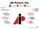 Website Snapshot of All Power, Inc.