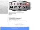Website Snapshot of ALL THINGS METAL, INC.