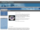 Website Snapshot of Alpha Probes, Inc.