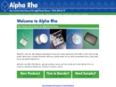 Website Snapshot of Alpha R H O Injection Molding Specialties