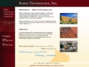 Website Snapshot of Alpha Technology, Inc.