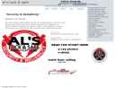 Website Snapshot of AL'S LOCK & SAFE