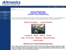 Website Snapshot of Altronics Manufacturing Inc.