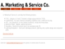 Website Snapshot of A MARKETING & SERVICE COMPANY