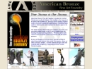 Website Snapshot of American Bronze Fine Art Foundry