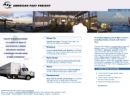 Website Snapshot of American Fast Freight
