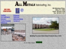 Website Snapshot of All Metals Fabricating, Inc.