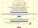 Website Snapshot of American Material Handling, Inc.