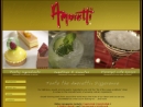 Website Snapshot of Amoretti