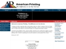 Website Snapshot of American Printing