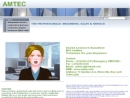 Website Snapshot of AMTEC
