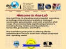 Website Snapshot of ANA-LAB CORPORATION