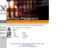 Website Snapshot of Anchor Fasteners