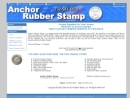 Website Snapshot of Anchor Rubber Stamp