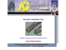Website Snapshot of Anderson Cook, Inc.