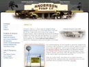 Website Snapshot of ANDERSON PUMP COMPANY