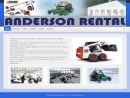 Website Snapshot of ANDERSON RENTAL INC