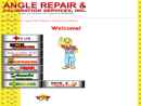 Website Snapshot of Angle Repair Service, Inc.