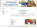 Website Snapshot of Animal Graphics