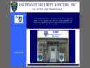 Website Snapshot of ANI PRIVATE SECURITY AND PATROL INC.