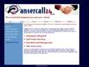 Website Snapshot of Ansercall 24