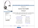 Website Snapshot of Answer Fort Smith Inc
