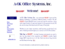 Website Snapshot of A-OK OFFICE SYSTEMS INC.