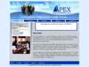 Website Snapshot of Apex Data Systems