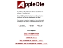 Website Snapshot of Apple Steel Rule Die West